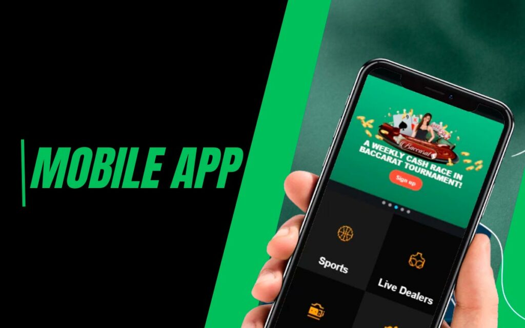 Bons Bet offers a convenient mobile app