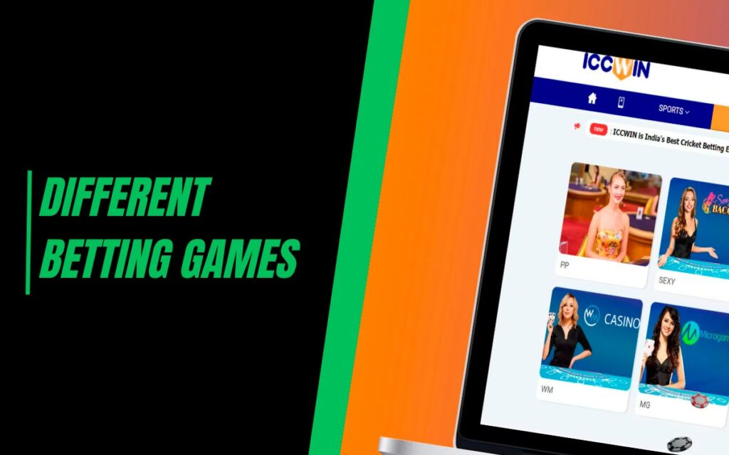 Iccwin sports betting games